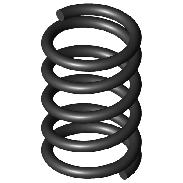 CAD image Compression springs D-2061