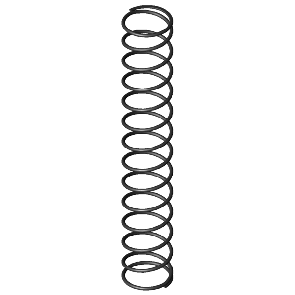 Immagine CAD Molle a compressione D-206D-18