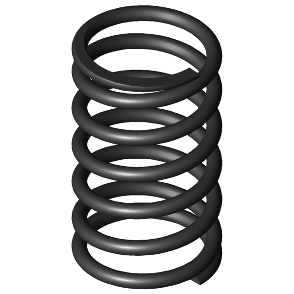 Immagine CAD Molle a compressione D-207