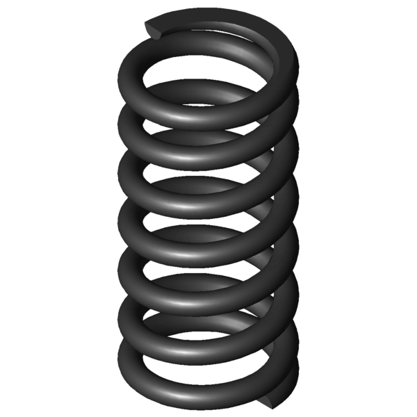 Immagine CAD Molle a compressione D-207B