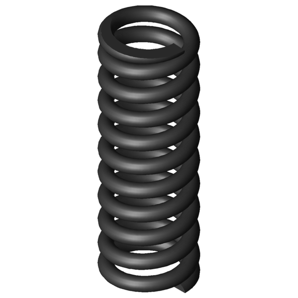 Immagine CAD Molle a compressione D-207D-02