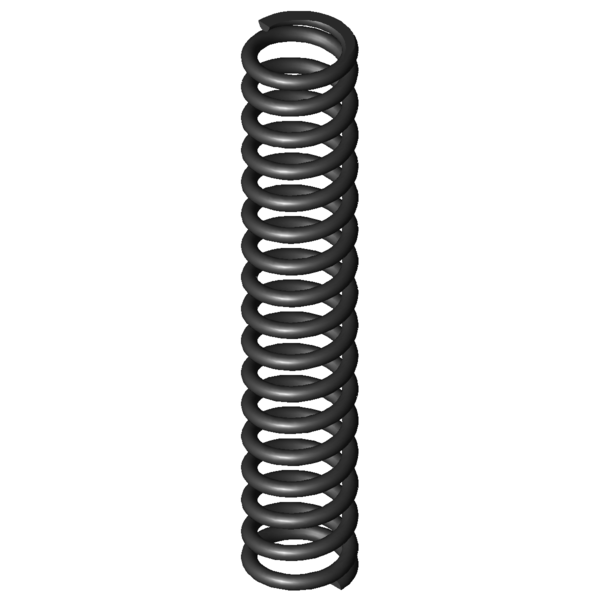 Immagine CAD Molle a compressione D-207D