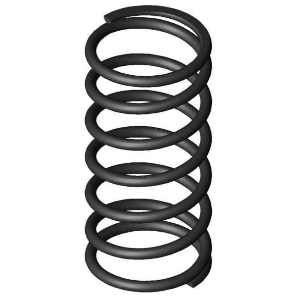 Immagine CAD Molle a compressione D-207J-02