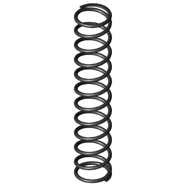 Immagine CAD Molle a compressione D-207J-22