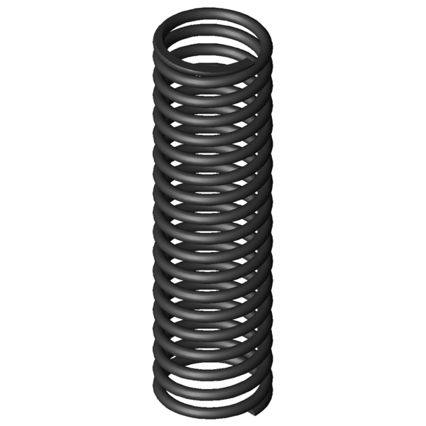 Immagine CAD Molle a compressione D-207J-25