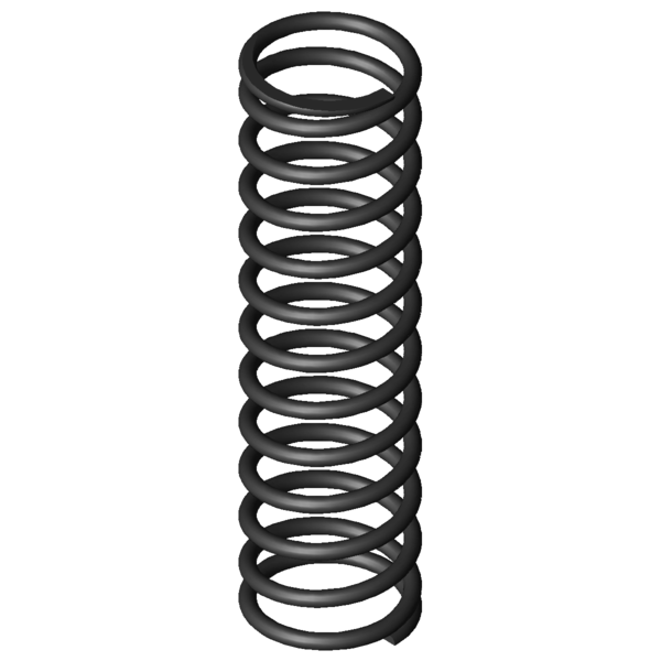 Immagine CAD Molle a compressione D-207J-26