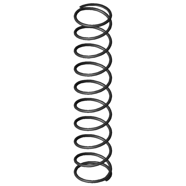 Imagem CAD Molas de compressão D-210