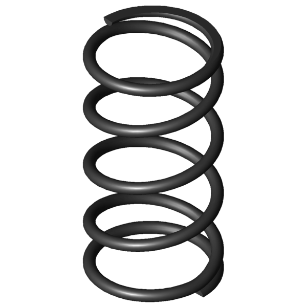 CAD image Compression springs D-213