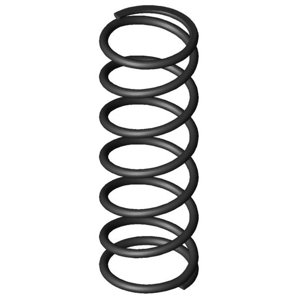 Imagen CAD Muelles de compresión D-214