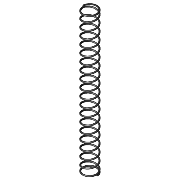 CAD image Compression springs D-217