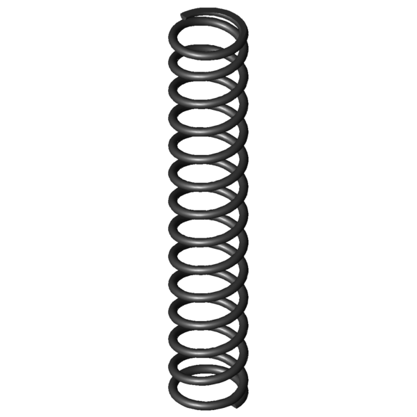 CAD image Compression springs D-221