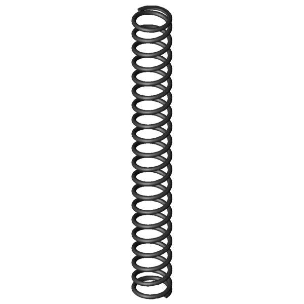 CAD image Compression springs D-222