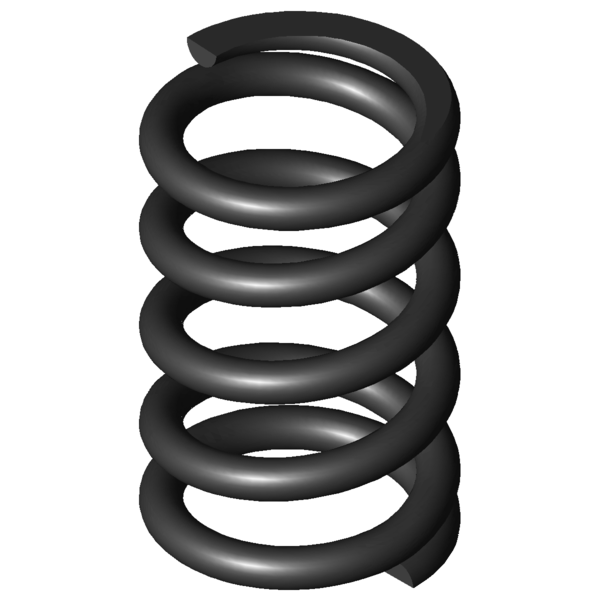 CAD image Compression springs D-223