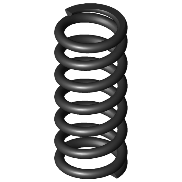 CAD image Compression springs D-224