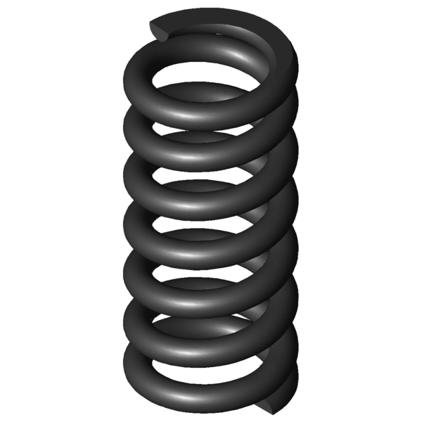 CAD image Compression springs D-229