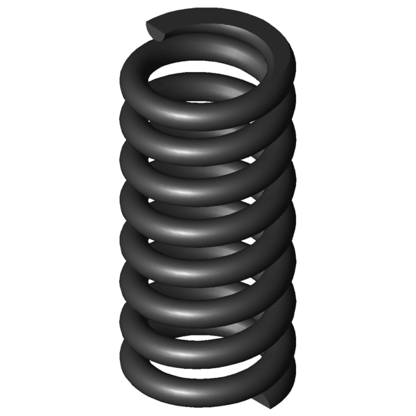 Imagen CAD Muelles de compresión D-234BA