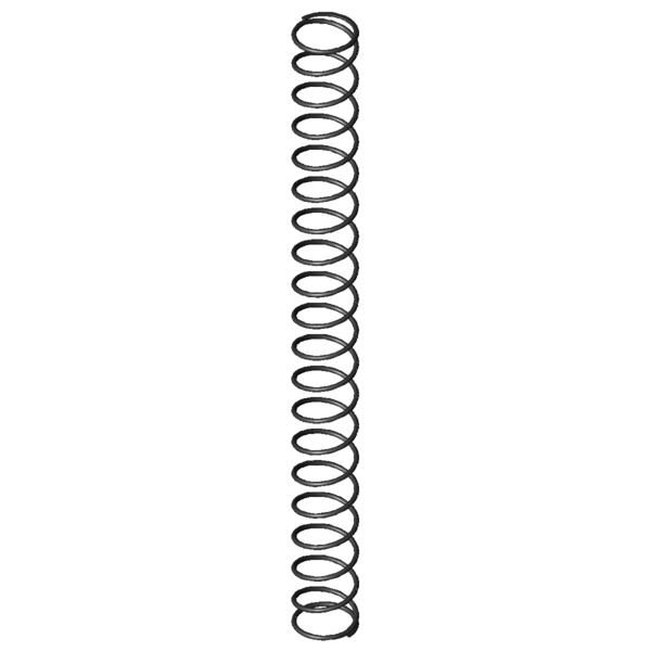 Imagem CAD Molas de compressão D-239