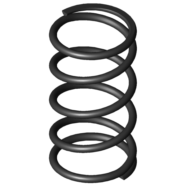 CAD image Compression springs D-240