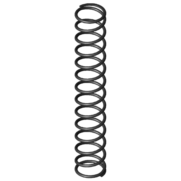 CAD image Compression springs D-243