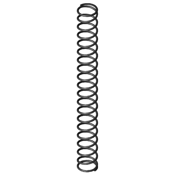 Immagine CAD Molle a compressione D-244