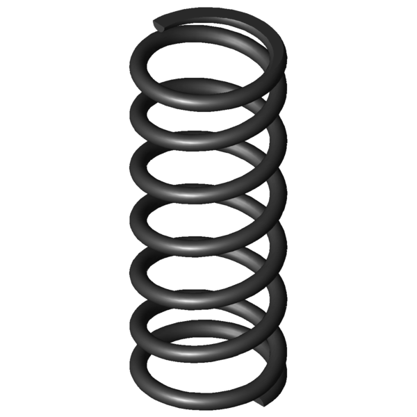 Imagem CAD Molas de compressão D-249