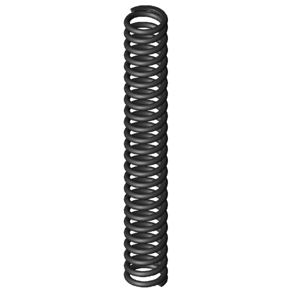 CAD obrázek Tlacné pružiny D-257A