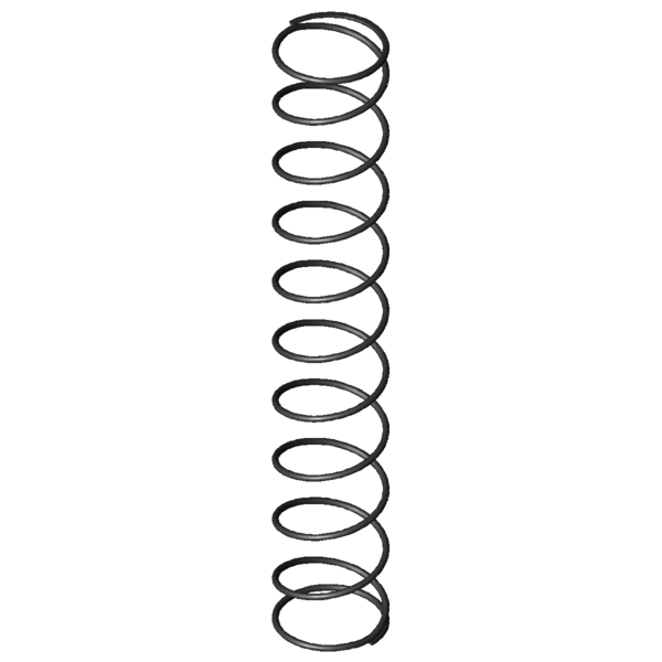 Imagem CAD Molas de compressão D-263G