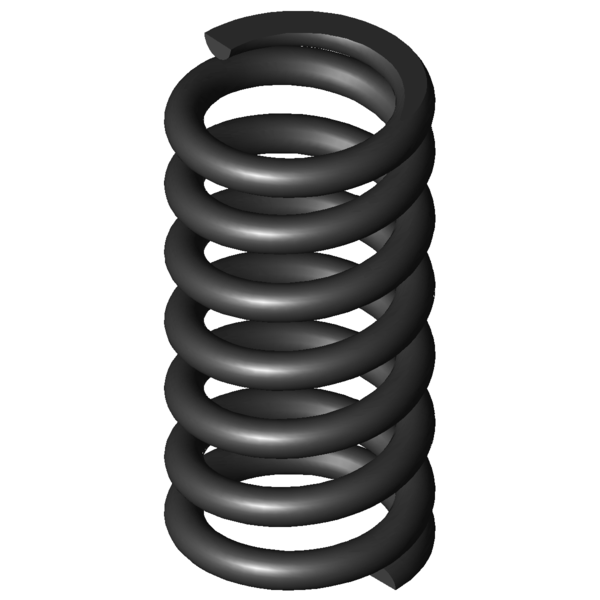Imagem CAD Molas de compressão D-263O