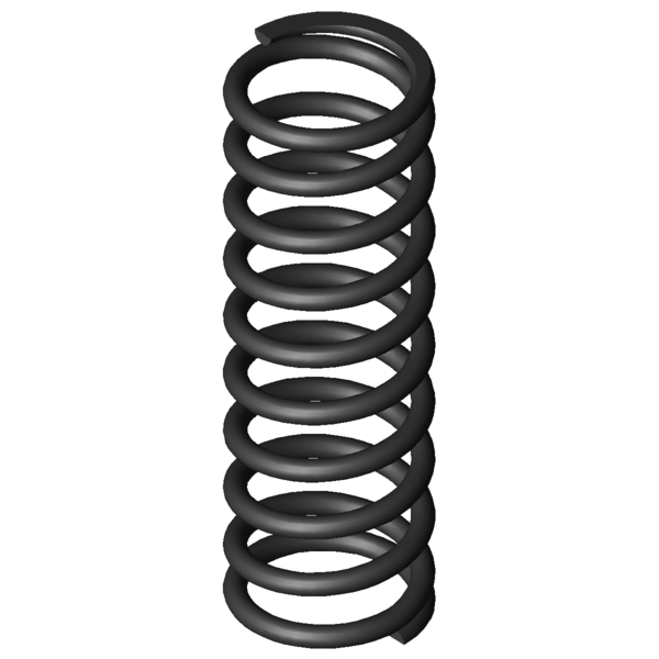 Imagem CAD Molas de compressão D-263VC