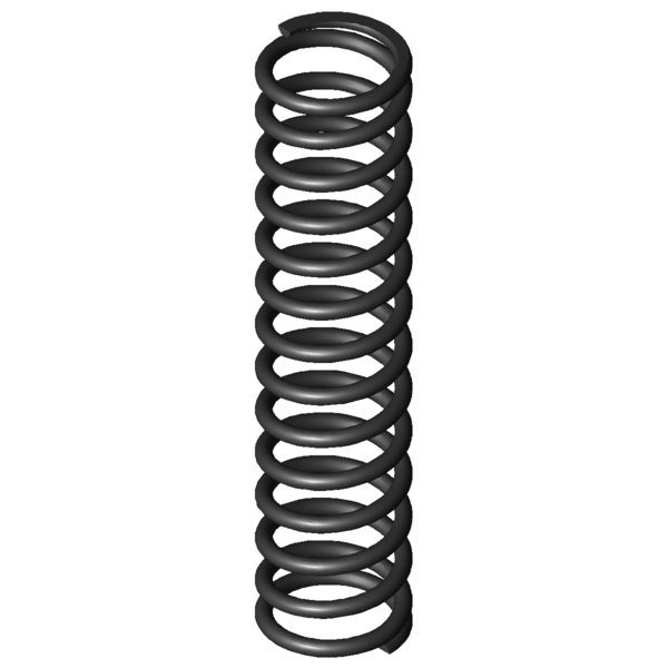 Imagem CAD Molas de compressão D-263VD