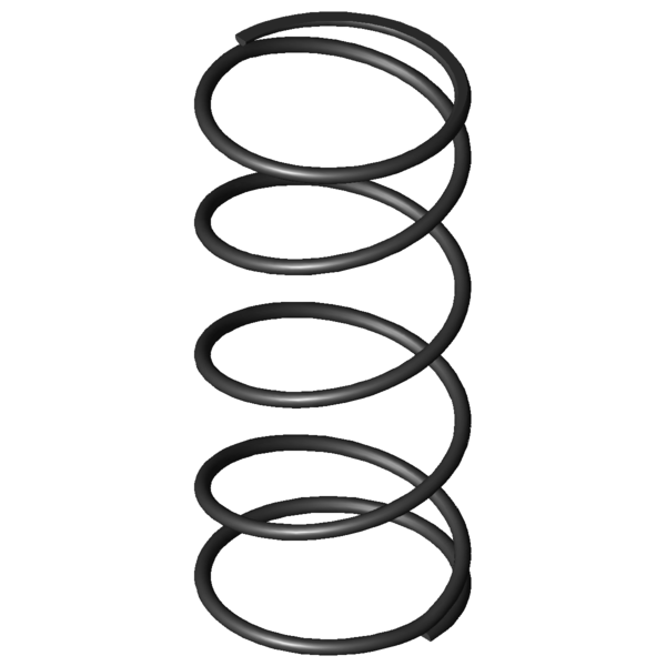 Imagem CAD Molas de compressão D-263W