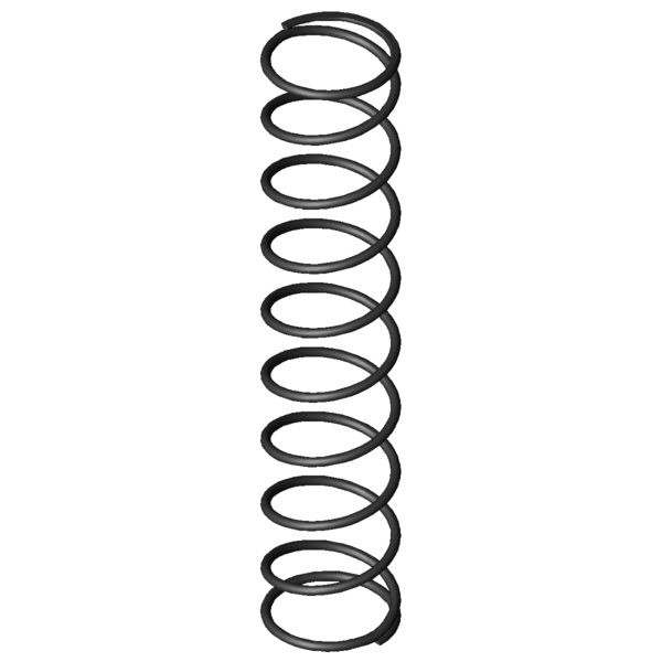 Imagem CAD Molas de compressão D-266