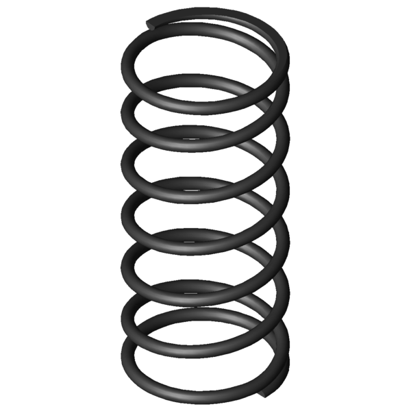 Imagem CAD Molas de compressão D-268C