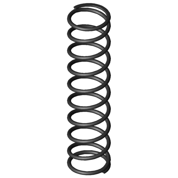 Imagen CAD Muelles de compresión D-271