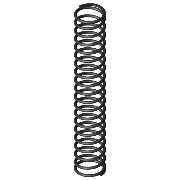 Imagem CAD Molas de compressão D-272A