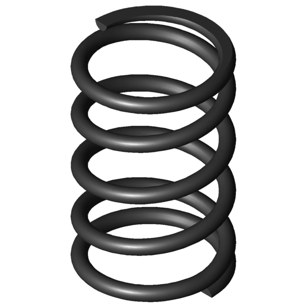 Imagem CAD Molas de compressão D-273A-02