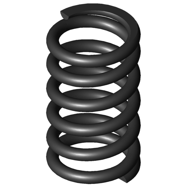Imagem CAD Molas de compressão D-279A