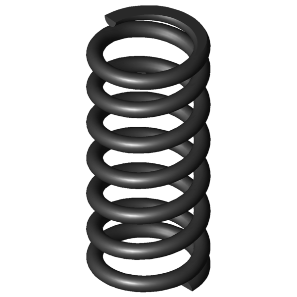 CAD image Compression springs D-280