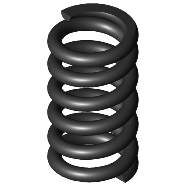 Imagem CAD Molas de compressão D-283A-15