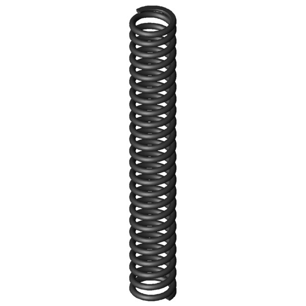 Imagem CAD Molas de compressão D-283A