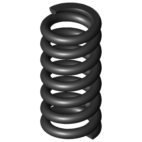 Imagen CAD Muelles de compresión D-285