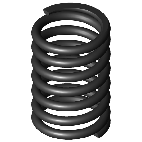 Imagem CAD Molas de compressão D-288F
