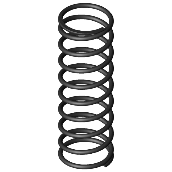 Imagem CAD Molas de compressão D-288K-12