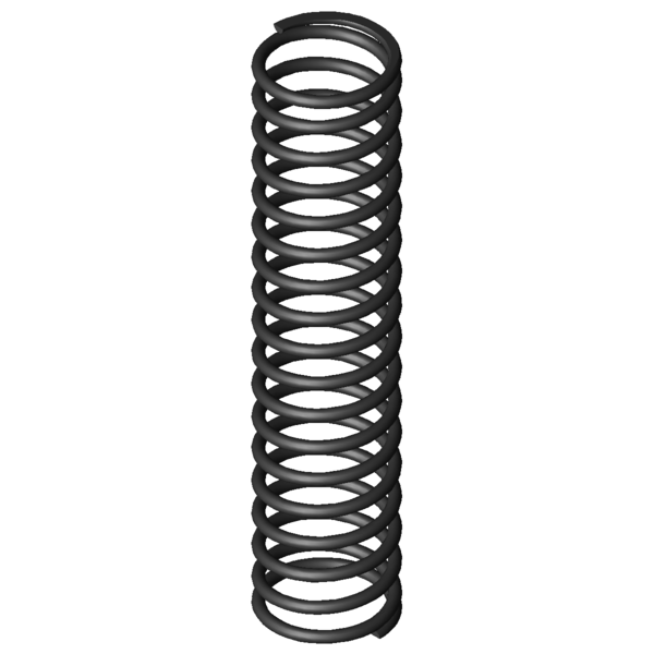 Imagem CAD Molas de compressão D-288N-10