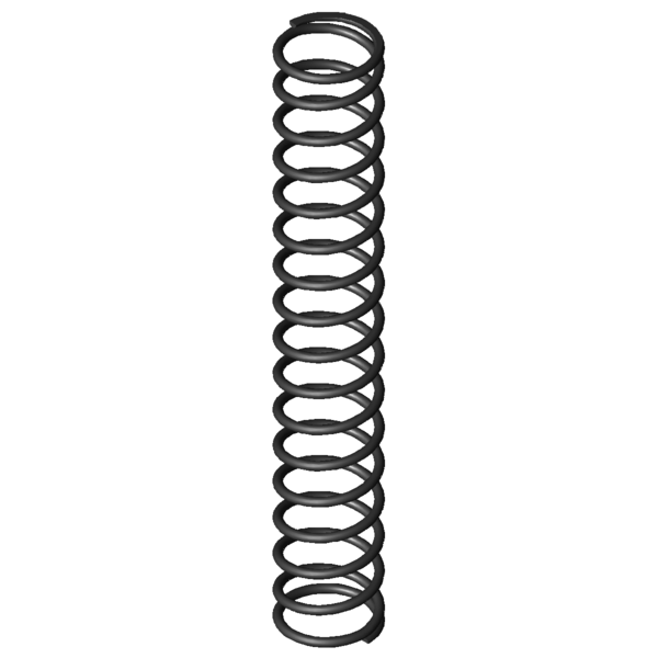 Imagem CAD Molas de compressão D-288O