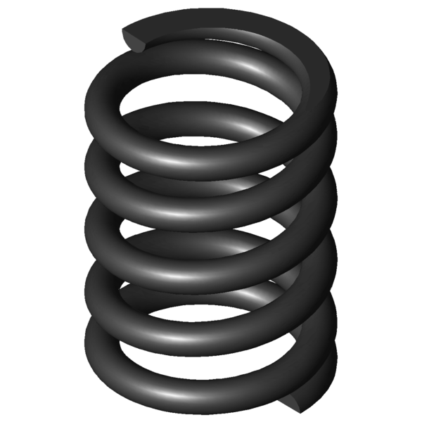 Imagem CAD Molas de compressão D-288P