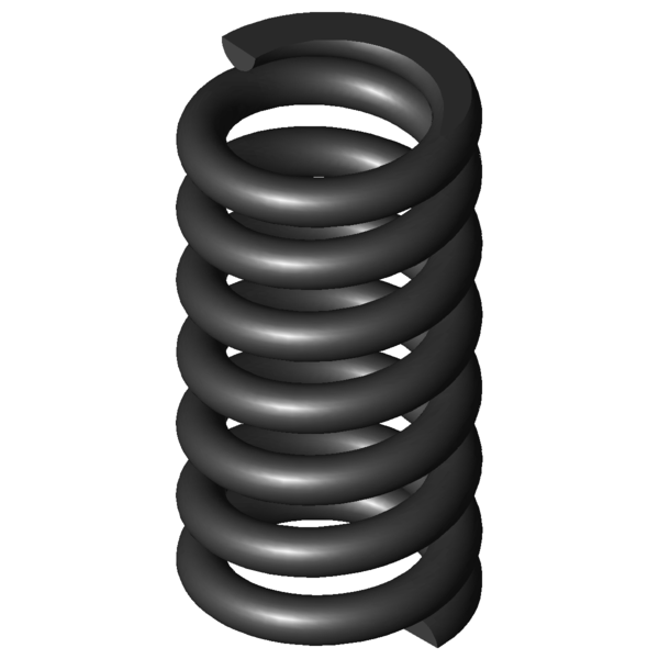 Imagem CAD Molas de compressão D-288T