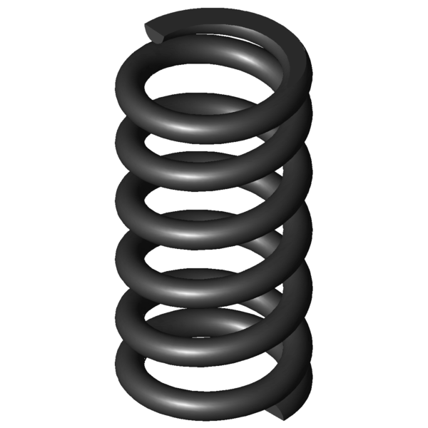 Imagen CAD Muelles de compresión D-288X-04