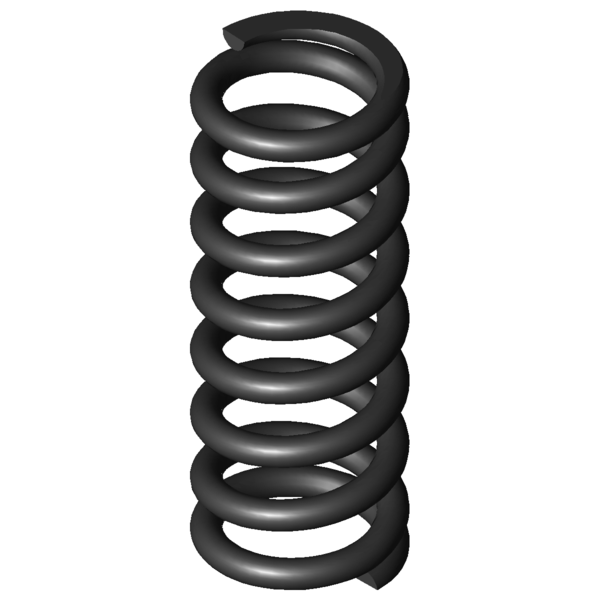 Imagen CAD Muelles de compresión D-288X-06