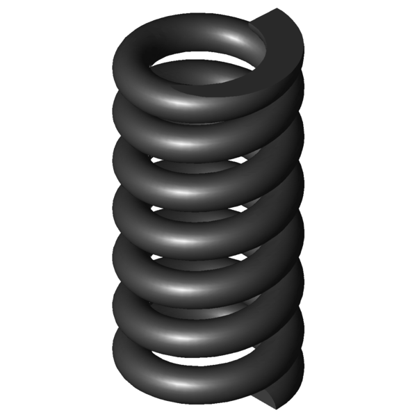 Imagem CAD Molas de compressão D-288Z-03